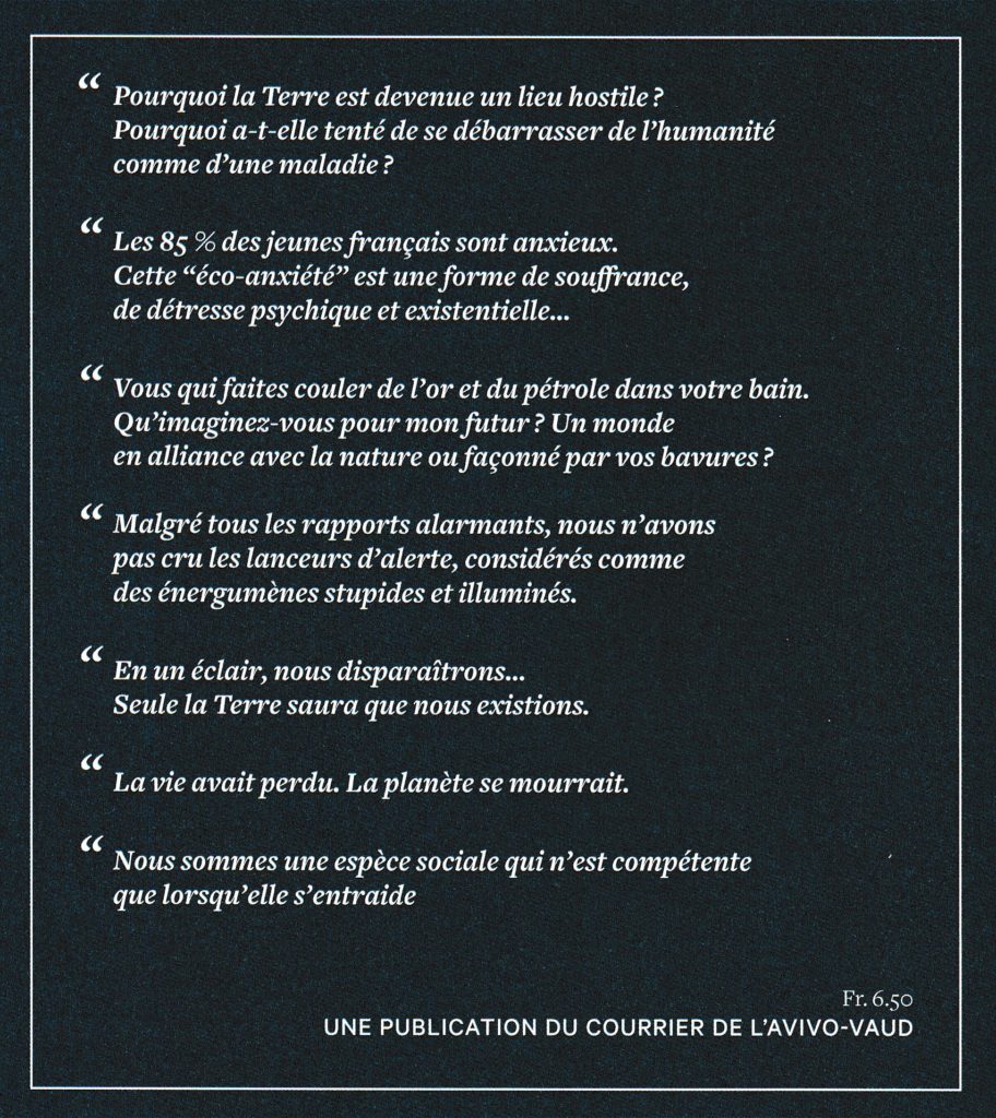 Urgence climatique - citations